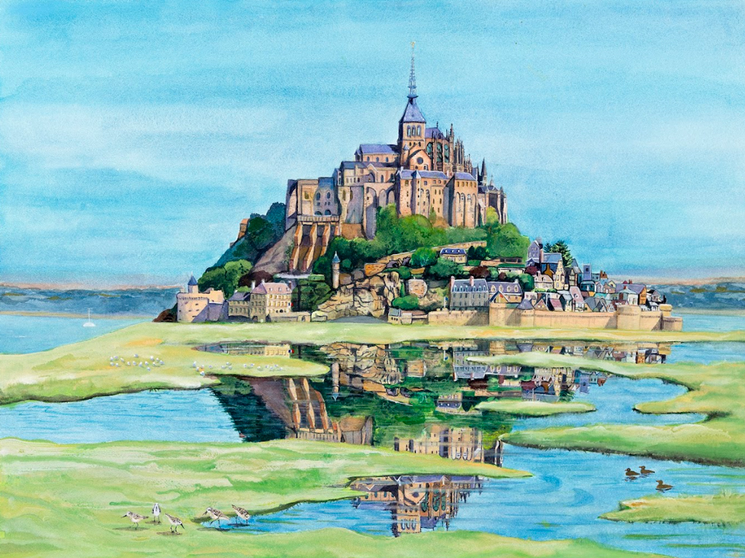 watercolor by Eileen Miryekta