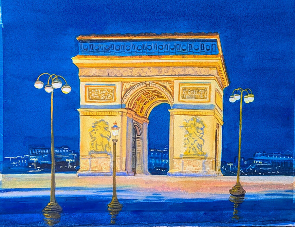 watercolor by Eileen Miryekta