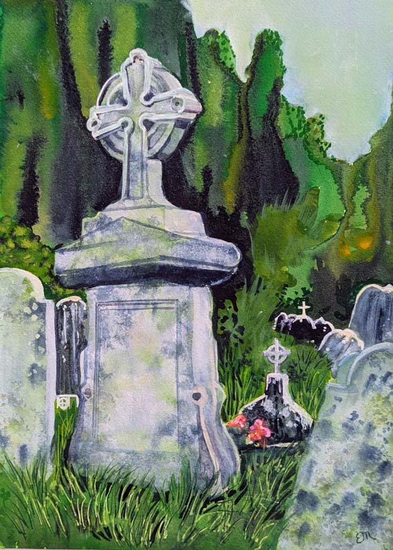 watercolor by Eileen Miryekta