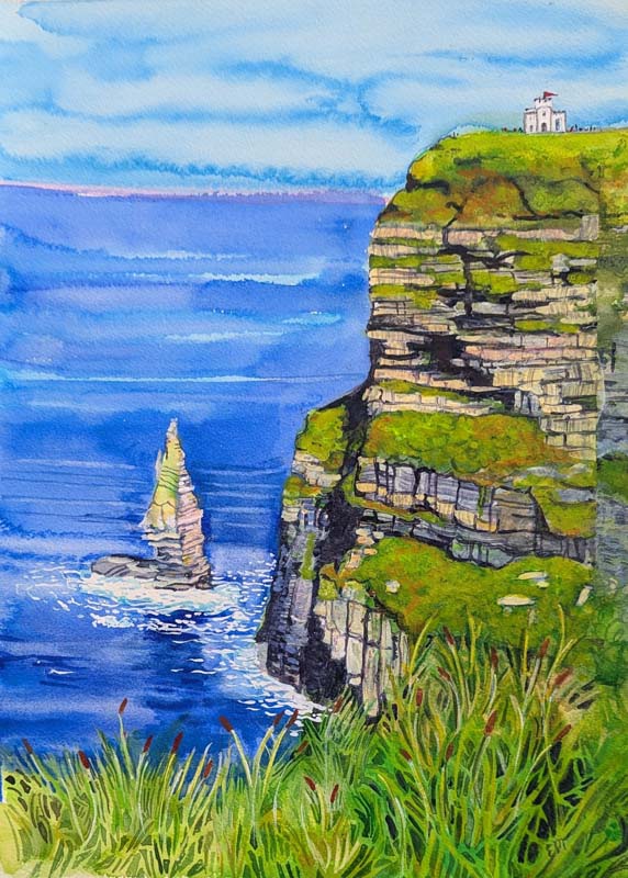 watercolor by Eileen Miryekta