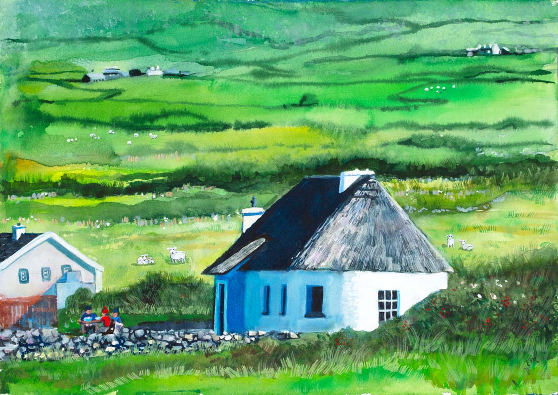 watercolor by Eileen Miryekta