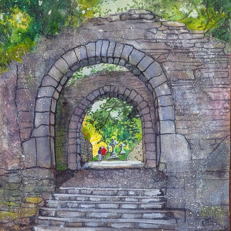 watercolor by Eileen Miryekta