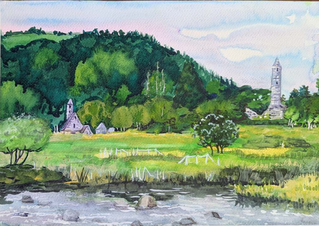 watercolor by Eileen Miryekta