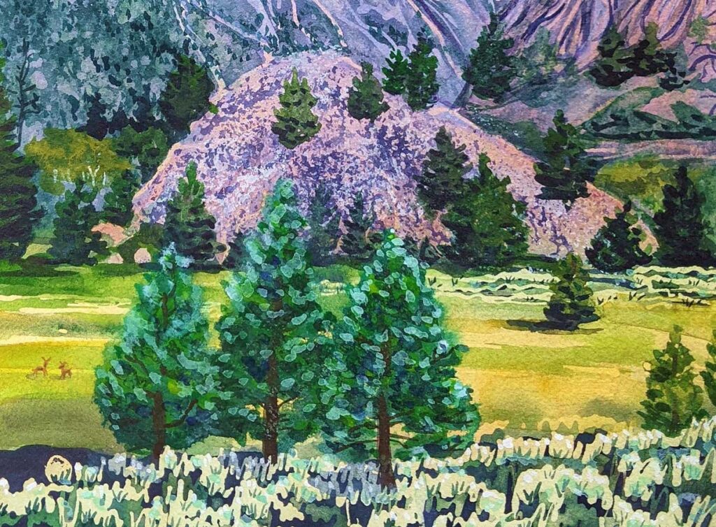 watercolor by Eileen Miryekta