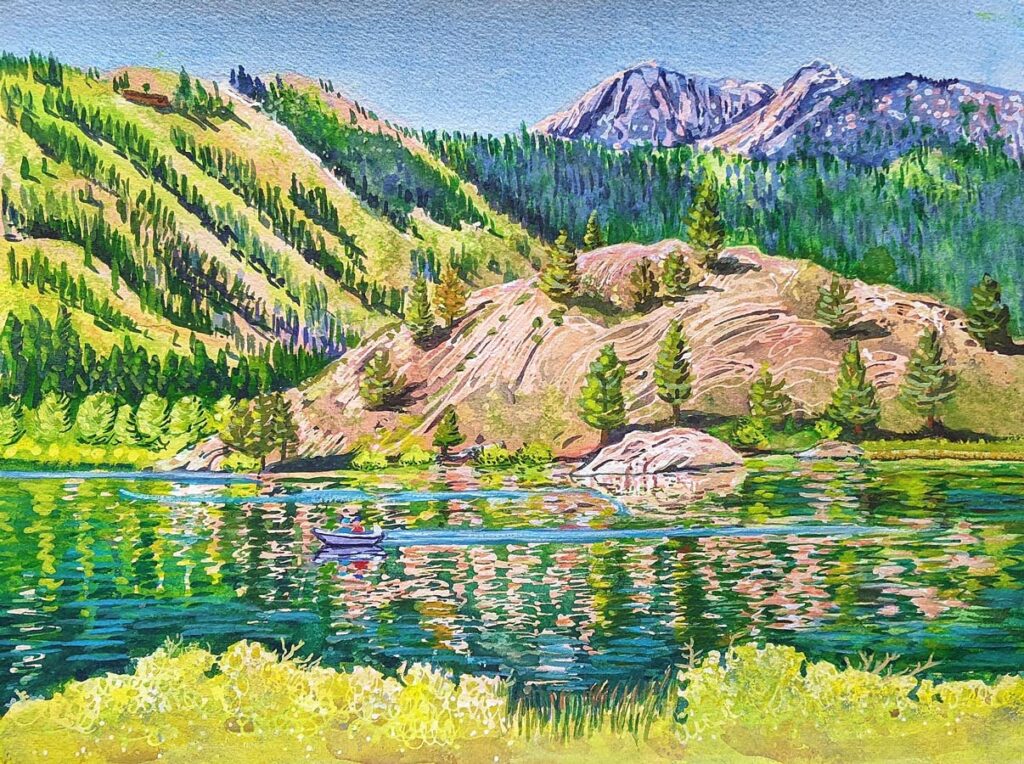 watercolor by Eileen Miryekta