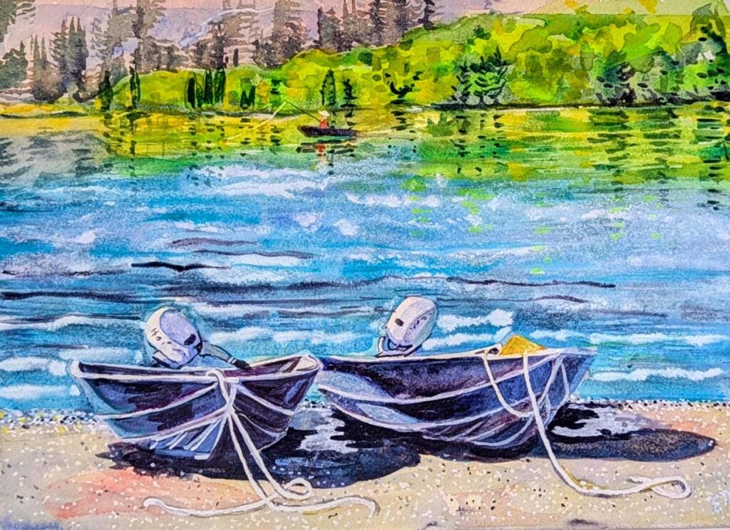 watercolor by Eileen Miryekta