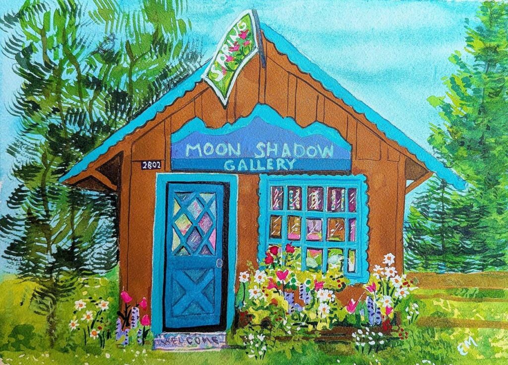 watercolor by Eileen Miryekta